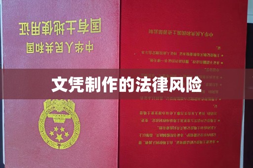 泉山文凭制作的法律风险
