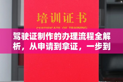 泉山驾驶证制作的办理流程全解析，从申请到拿证，一步到位！