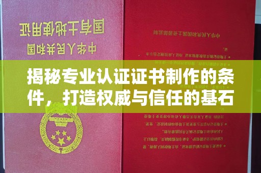 泉山揭秘专业认证证书制作的条件，打造权威与信任的基石