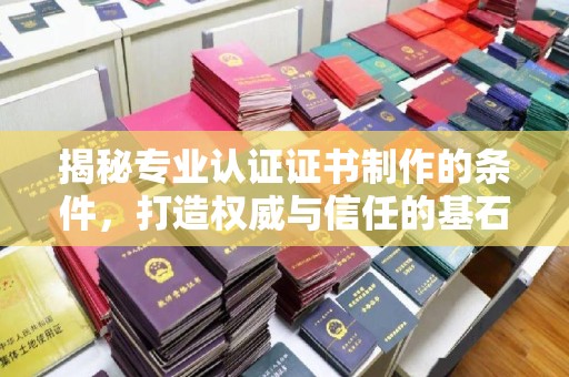 泉山揭秘专业认证证书制作的条件，打造权威与信任的基石