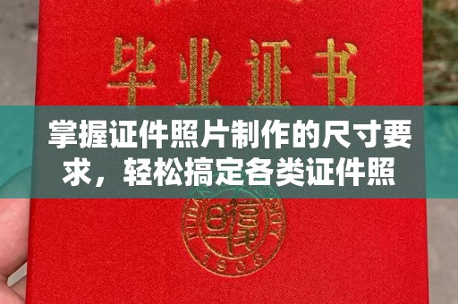 泉山掌握证件照片制作的尺寸要求，轻松搞定各类证件照